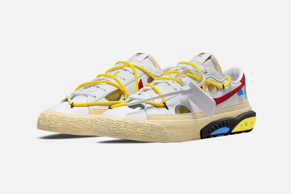 RAFFLE: OFF-WHITE™ x NIKE BLAZER LOW "WHITE/UNIVERSITY RED"