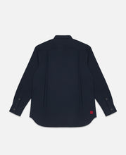 Crisscrossed Shirt (Navy)