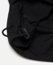 Switching Nylon Wide Pants (Black)