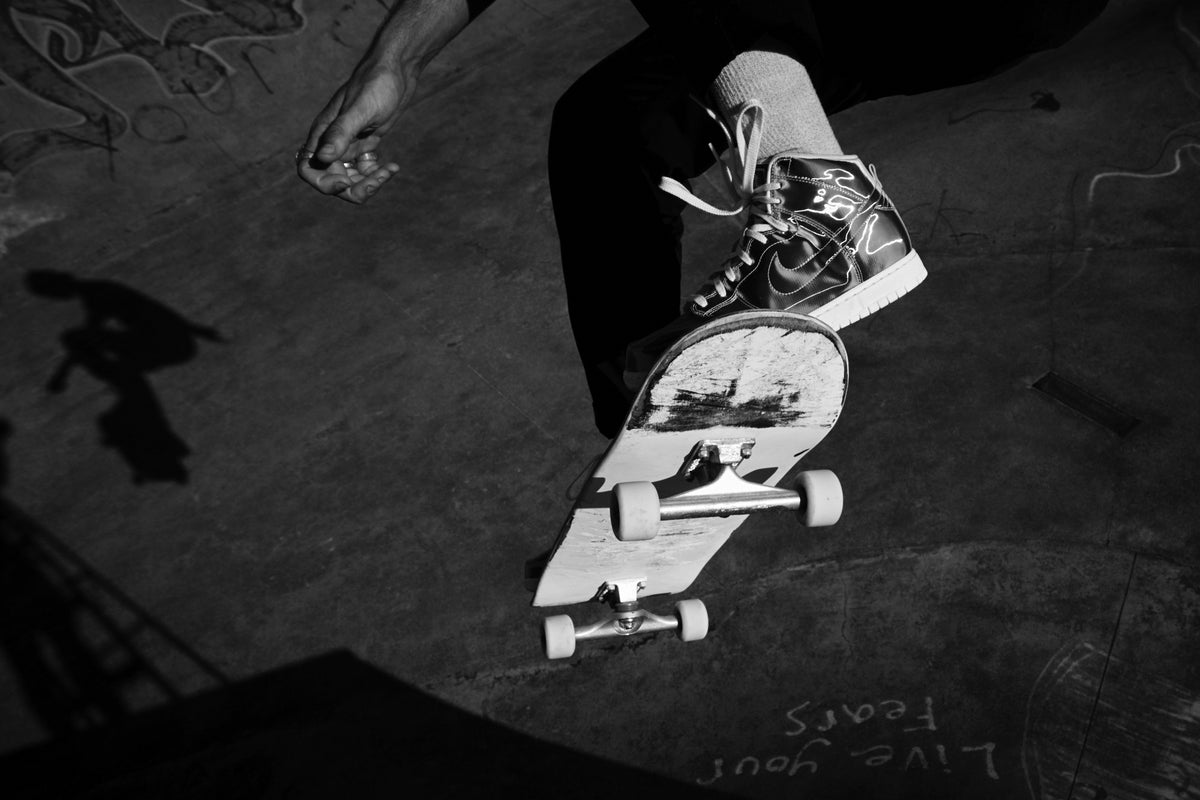 Arto Saari and Rune Glifberg with CLOT x NIKE FLUX DUNK