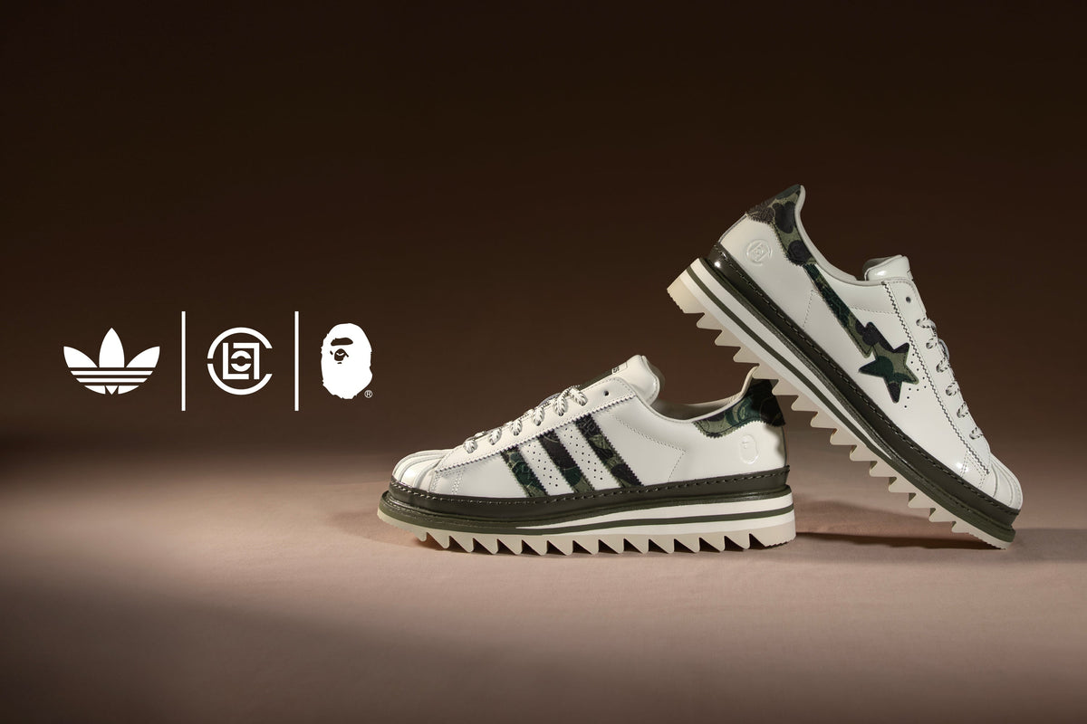 adidas Originals, CLOT, and BAPE® Unite for Reimagined Superstar by Edison Chen