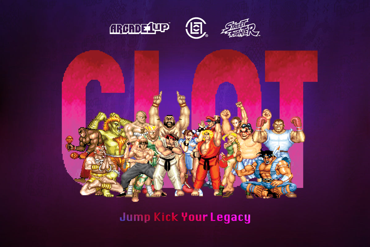 CLOT x ARCADE1UP STREET FIGHTER™ II BIG BLUE ARCADE MACHINE