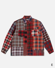 Straight Hem Flannel Shirt (Multi)