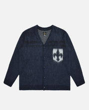 Mohair Cardigan - Emblem (Navy)