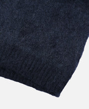Mohair Cardigan - Emblem (Navy)