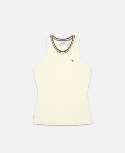 Knit Collar Tank (Cream)
