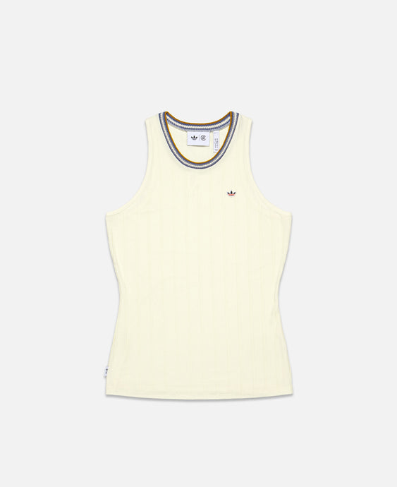 Knit Collar Tank (Cream)