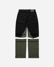 Milly Detachable Carpenter Jeans (Black)