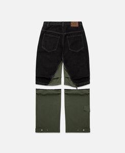 Milly Detachable Carpenter Jeans (Black)