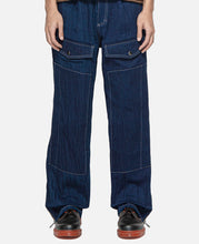 PAULEN Denim Cargo Pants (Navy)