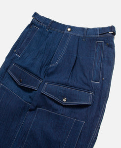 PAULEN Denim Cargo Pants (Navy)