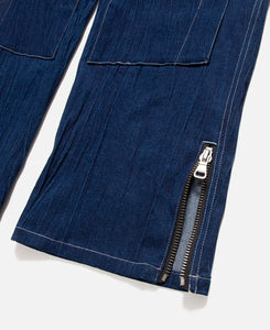 PAULEN Denim Cargo Pants (Navy)