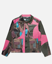 Unisex Trompe L'oeil Patchwork Jacket (Multi)