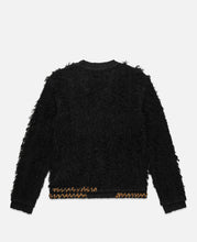 Wings V-Neck Sweater (Black)