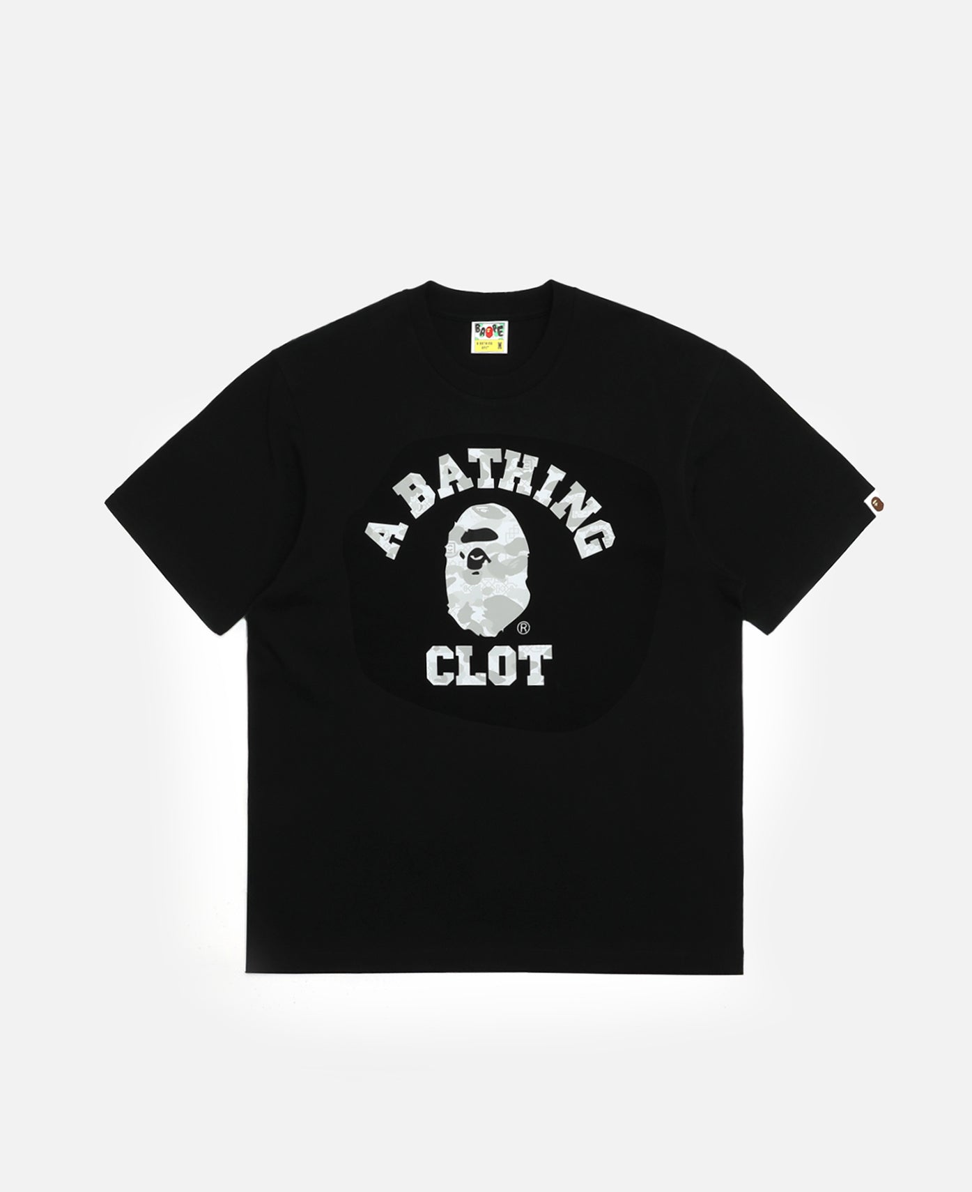 College Relaxed Fit T-Shirt (Black)