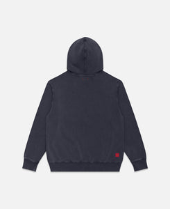CLOT Washed Logo Hoodie (Indigo)
