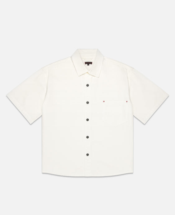 Denim Shirt (White)