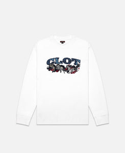 Dragon Horse Long Sleeves T-Shirt (White)