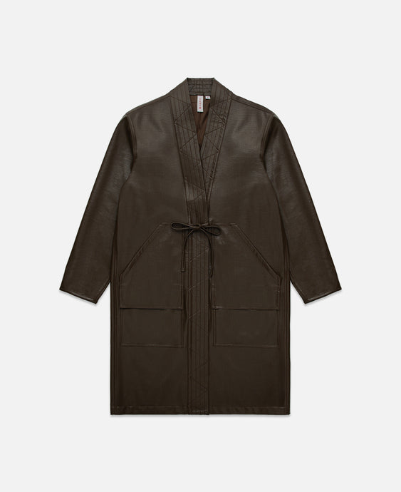 Leather Kimono (Brown)