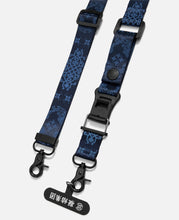 Silk Print Phone Strap (Navy)