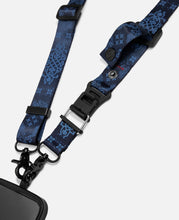 Silk Print Phone Strap (Navy)
