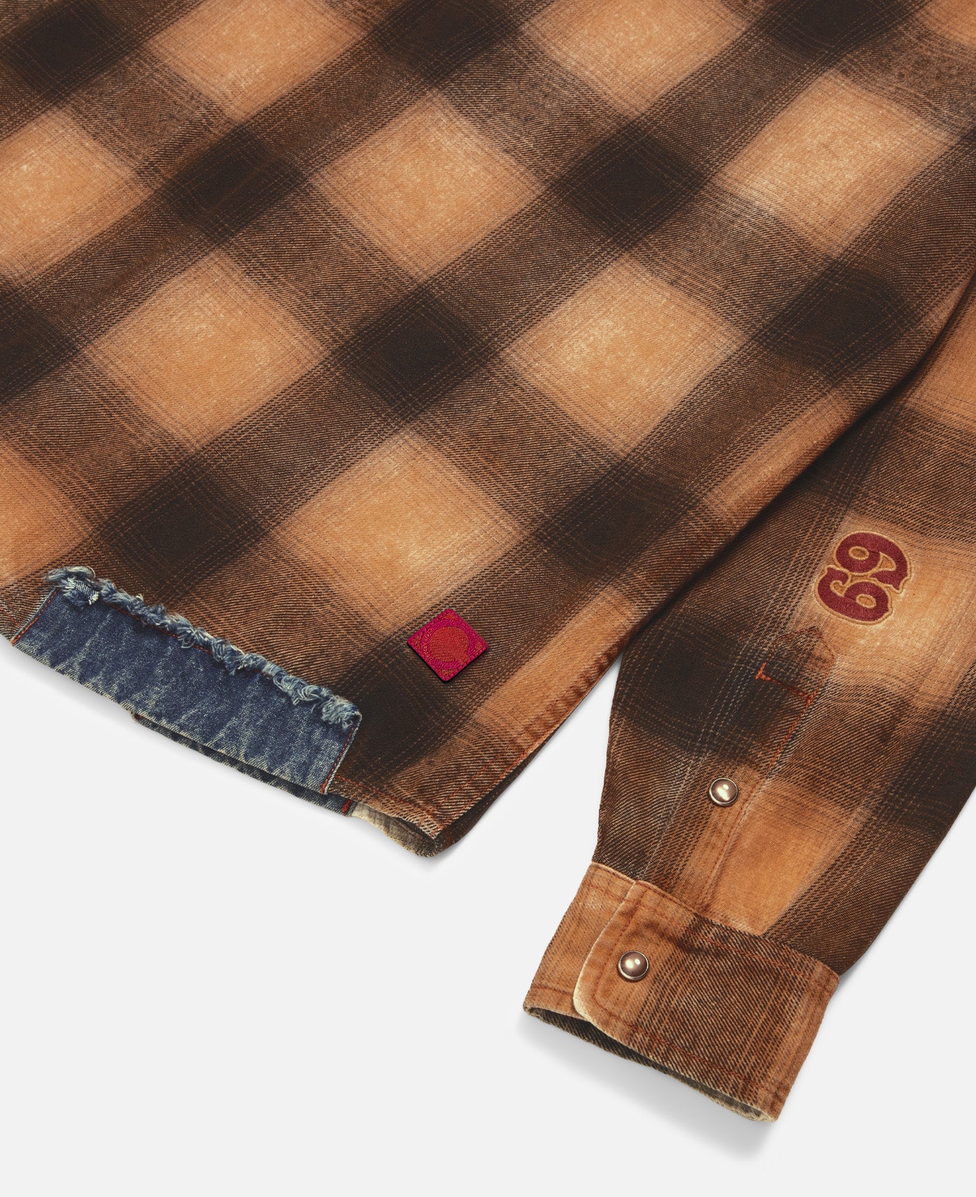 Vintage Washed Shirt (Orange)