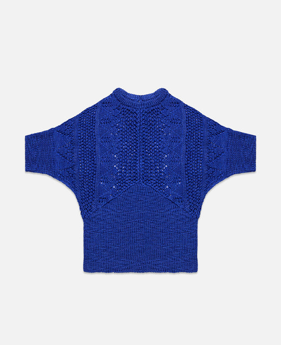 Women's Knitted Top (Blue)
