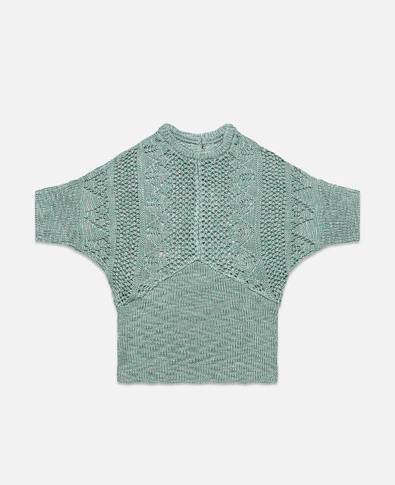 Women's Knitted Top (Green)