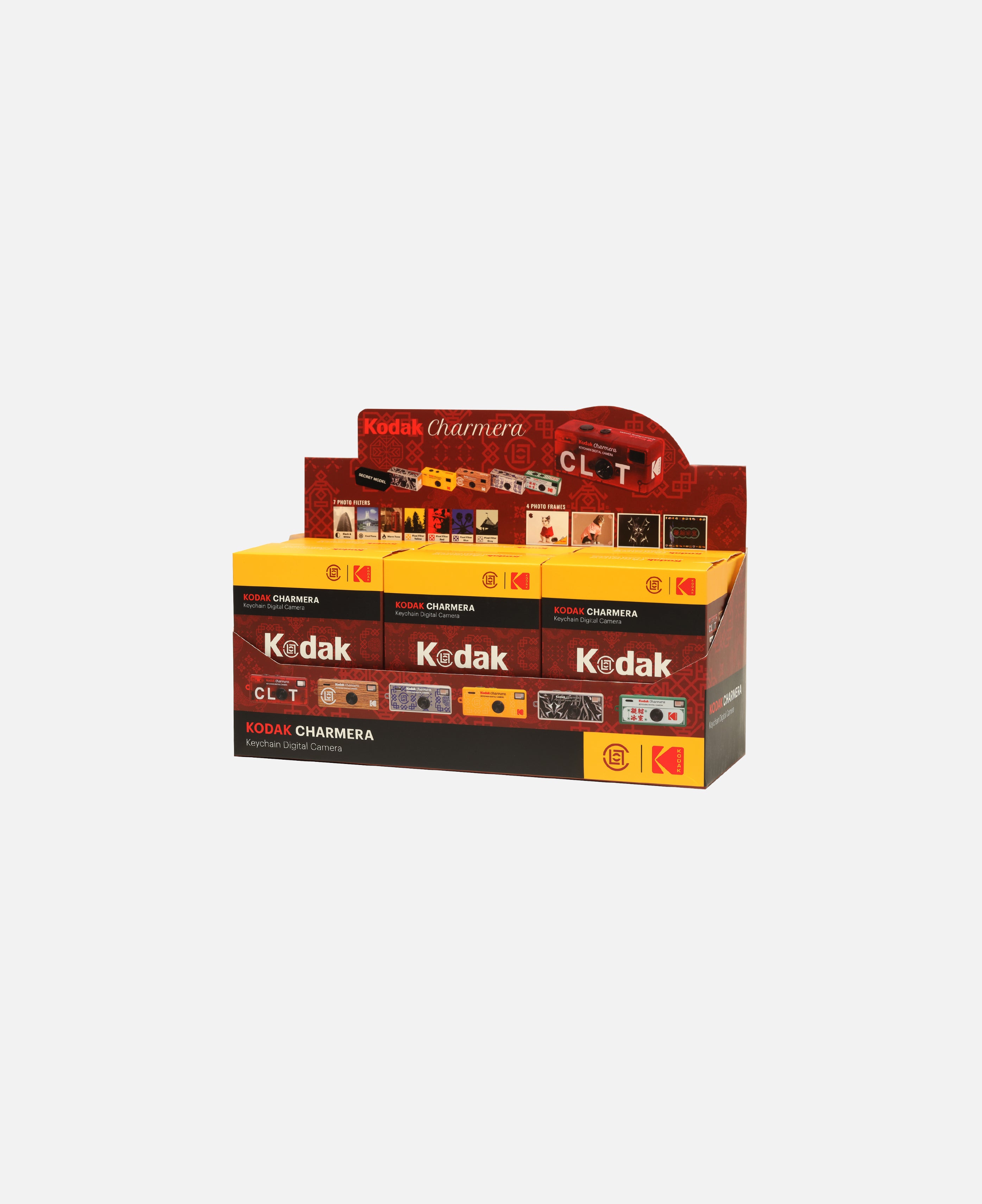 CLOT X KODAK Charmera Keychain Digital Camera Blind Box (Whole Set – 6 Pcs) (Multi) (HK Exclusive)
