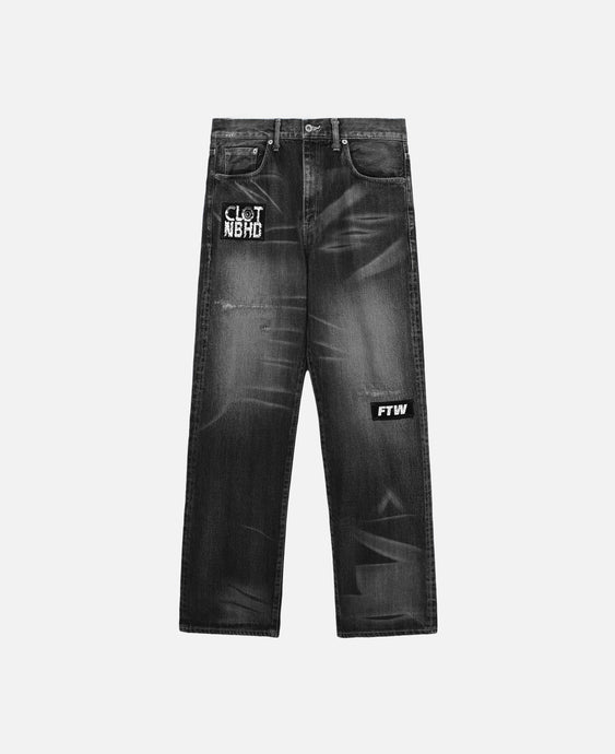 Savage Denim Deep Basic Pants (Black)