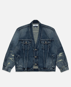Denim Haori Jacket 5yr Wash (Blue)