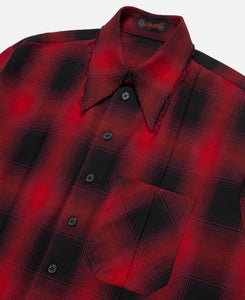 Unisex Relaxed Long Sleeve Shirt (Red)