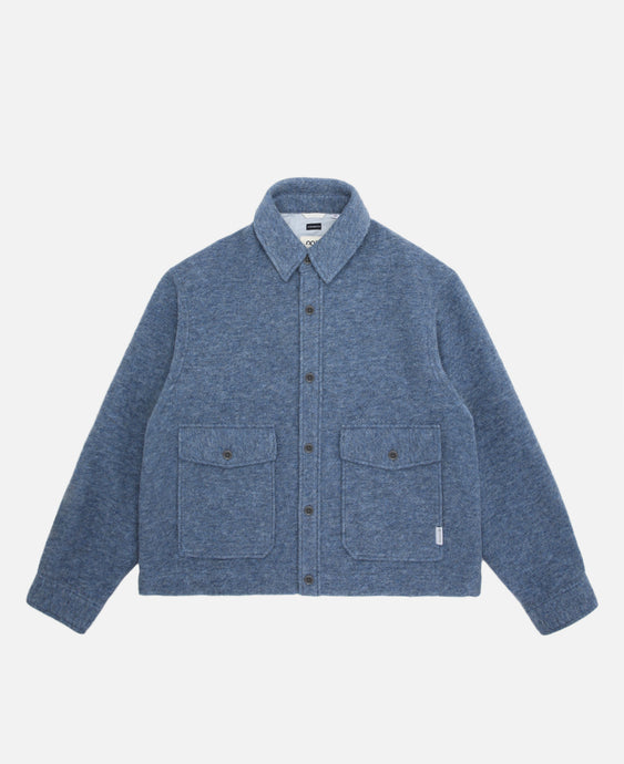 Windstopper Sliver Knit Jacket (Blue)