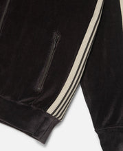 Rib Collar Track Jacket - C/Pe Velour (Charcoal)