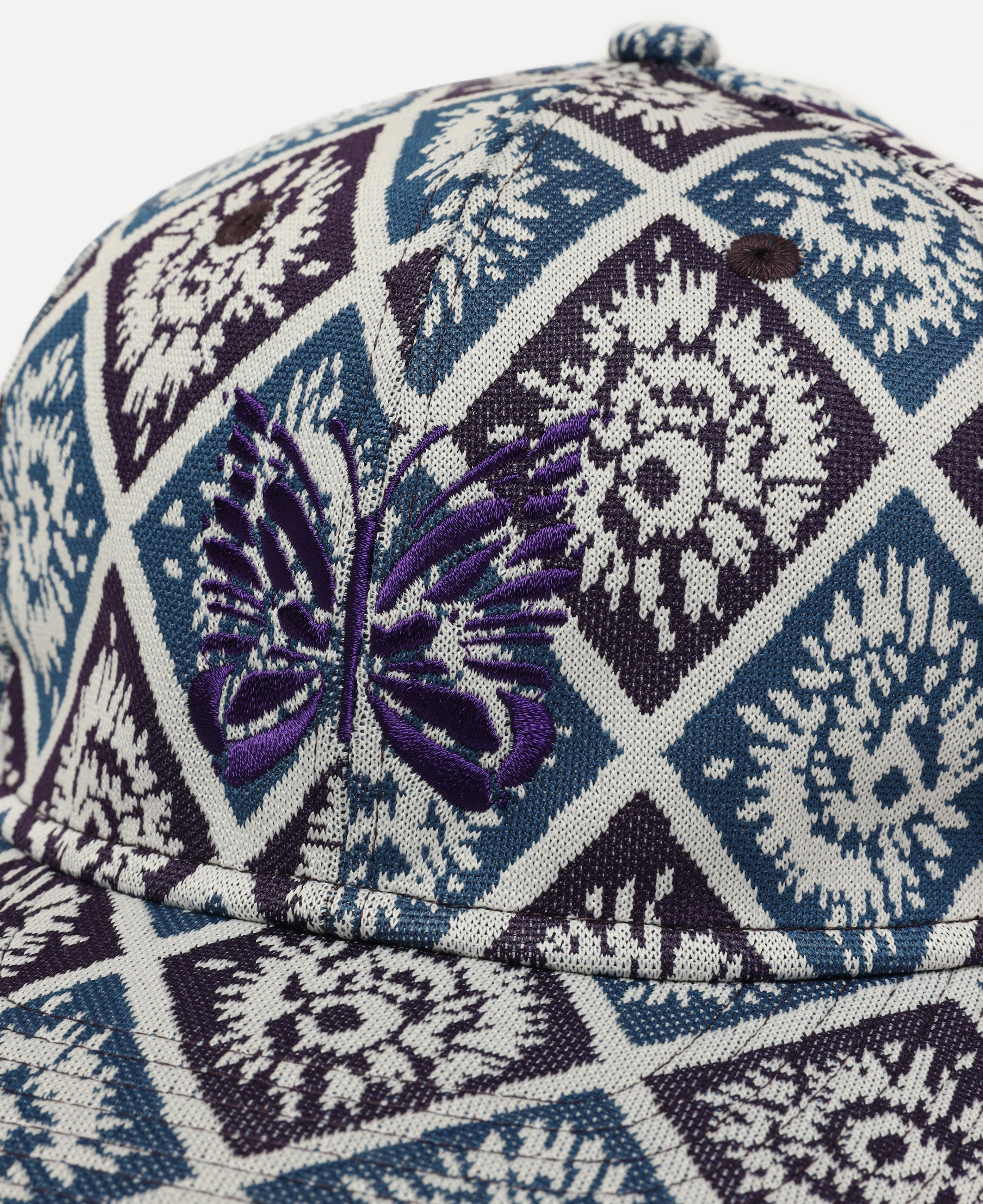 Baseball Cap - Poly Jacquard (Blue)
