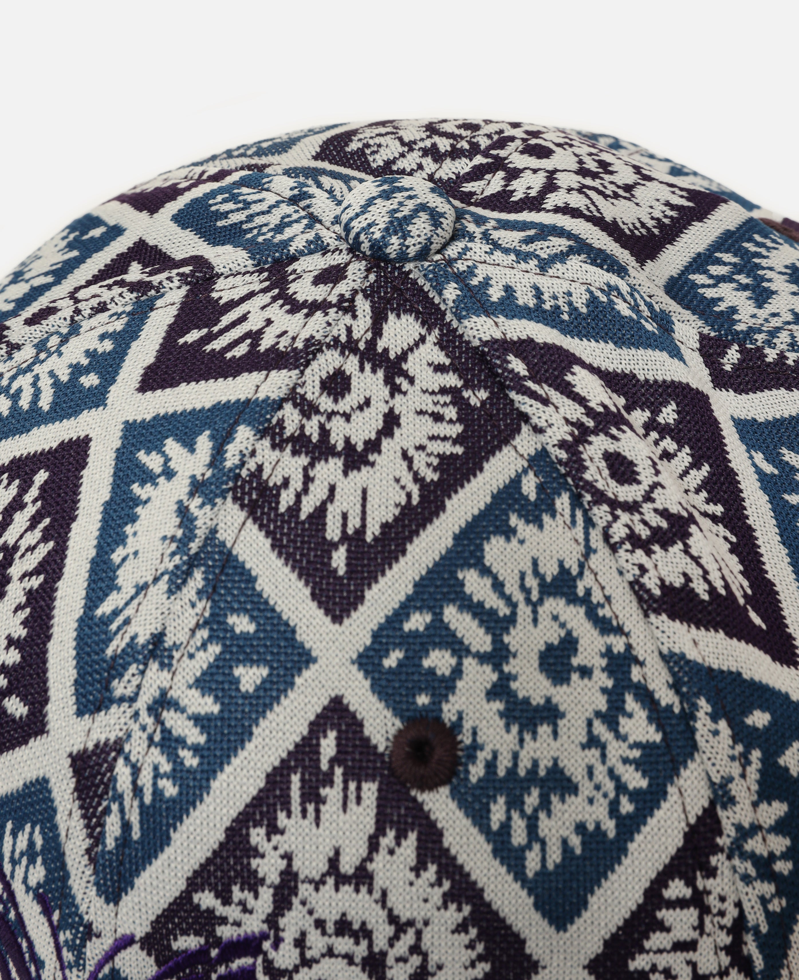 Baseball Cap - Poly Jacquard (Blue)