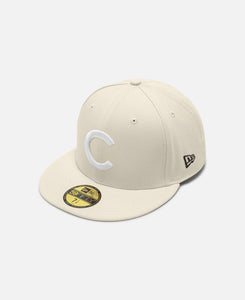 Coconut Chicago Cubs Cooperstown Light Cream 59Fifty Cap (Beige)