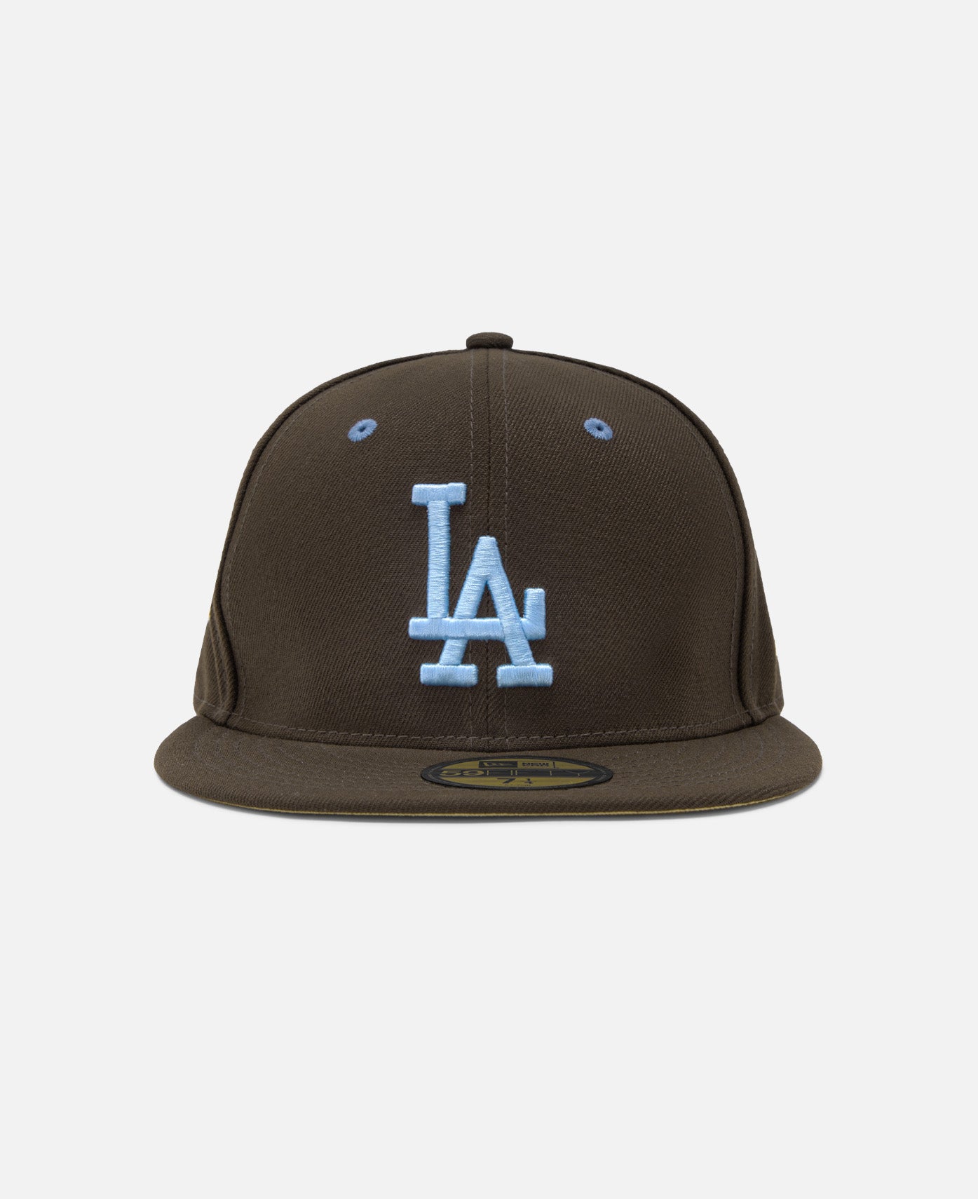 Easter Los Angeles Dodgers Cooperstown Birdseye Blue Undervisor Walnut 59Fifty Cap (Brown)