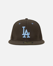 Easter Los Angeles Dodgers Cooperstown Birdseye Blue Undervisor Walnut 59Fifty Cap (Brown)