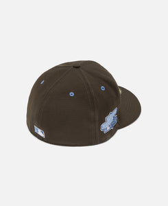 Easter Los Angeles Dodgers Cooperstown Birdseye Blue Undervisor Walnut 59Fifty Cap (Brown)