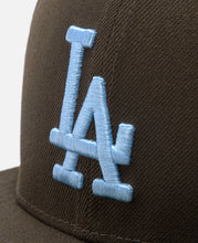 Easter Los Angeles Dodgers Cooperstown Birdseye Blue Undervisor Walnut 59Fifty Cap (Brown)