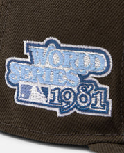 Easter Los Angeles Dodgers Cooperstown Birdseye Blue Undervisor Walnut 59Fifty Cap (Brown)
