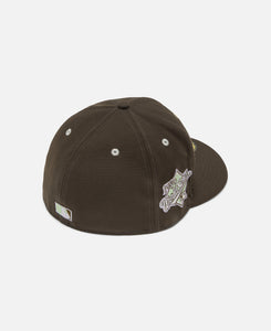 Easter Oakland Athletics Cooperstown Soft Green Undervisor Walnut 59Fifty Cap (Brown)