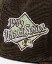 Easter Oakland Athletics Cooperstown Soft Green Undervisor Walnut 59Fifty Cap (Brown)