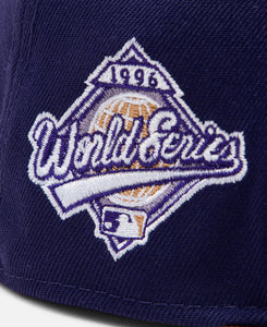 New York Yankees Logo 59FiftyCap (Purple)