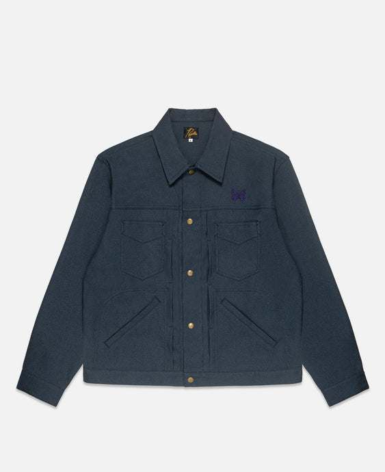 Penny Jean Jacket - Poly Twill (Blue)