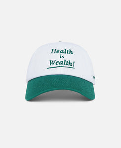 Health Is Wealth Hat (White)