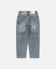 Denim Double Knee Pants (Blue)