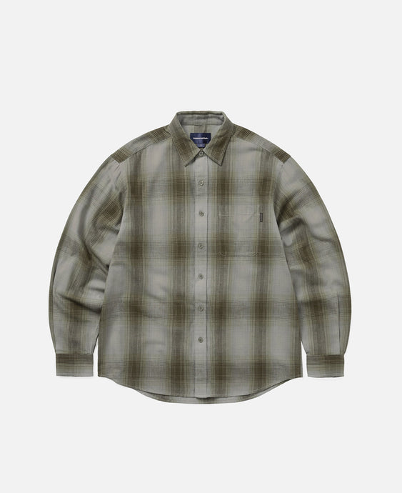 Nep Shadow Check Shirt (Khaki)