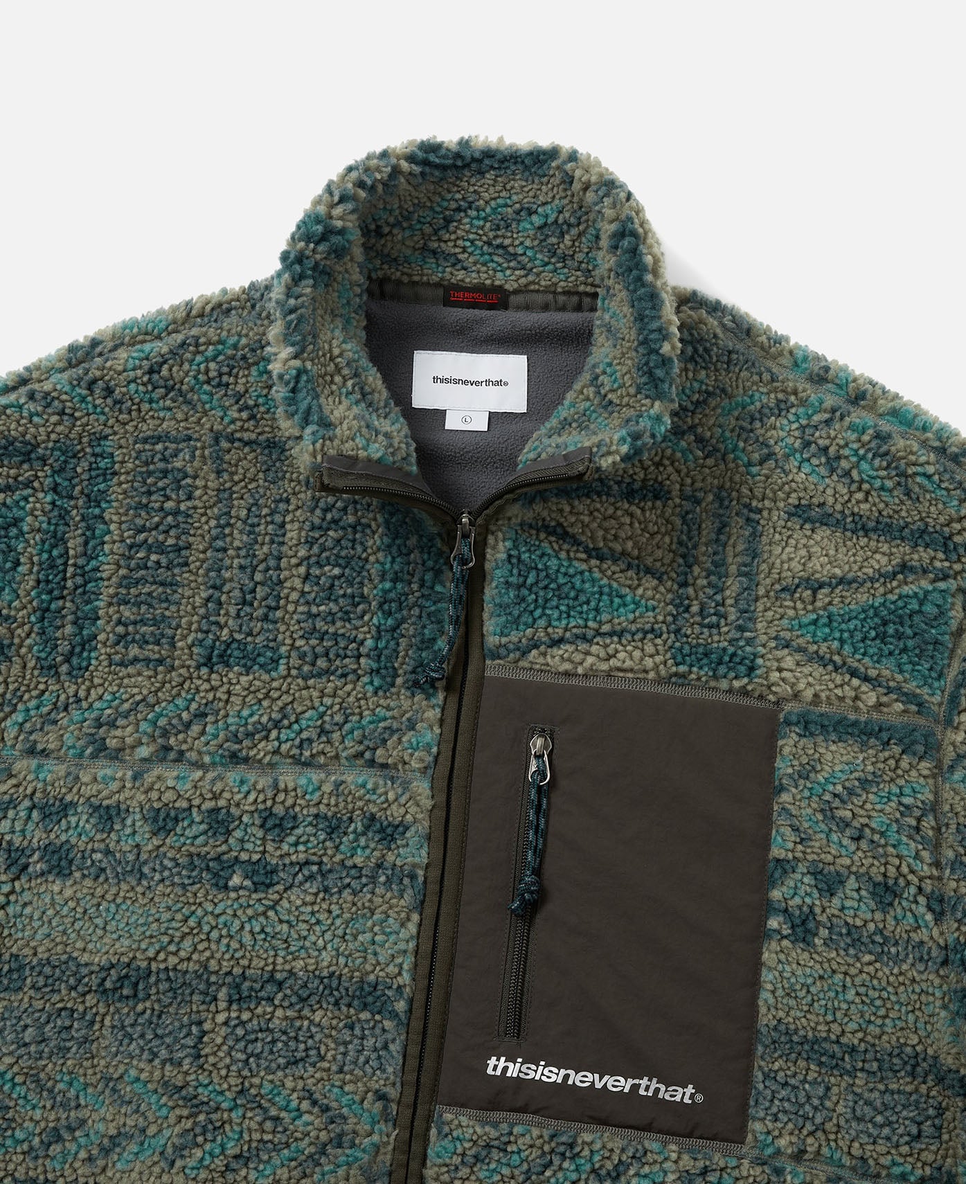 Sp Sherpa Fleece Jacket (Olive)